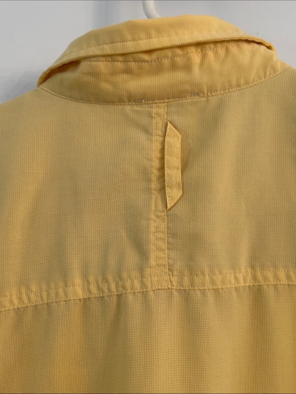 The North Face Men's Short-Sleeve Button-Down Shirt in Pale Yellow - Picture 9 of 15